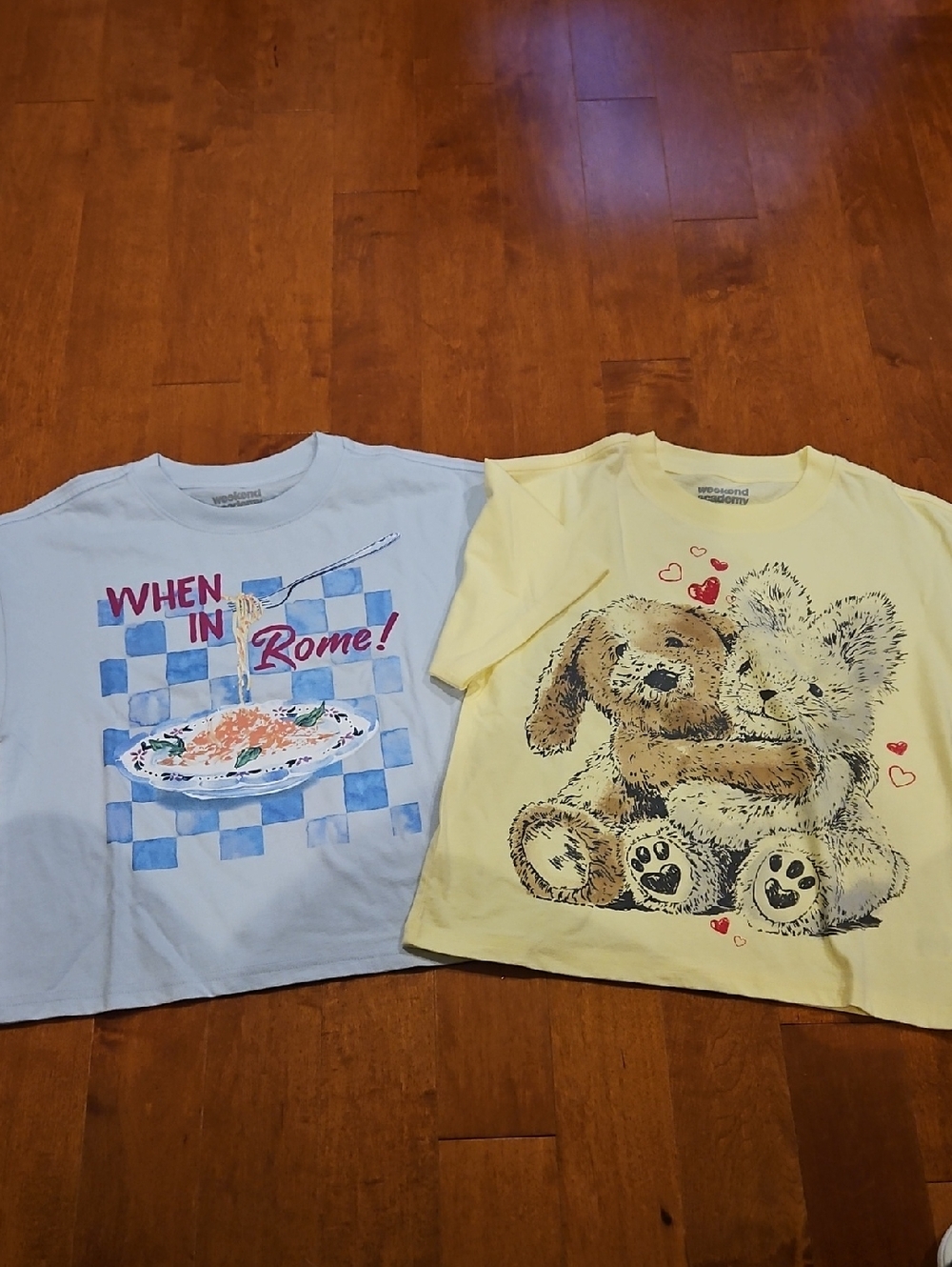 New 2 Weekend Academy Graphic Tees-